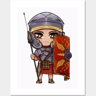 Cute Roman Empire Legionary - Soldier Warrior History Posters and Art